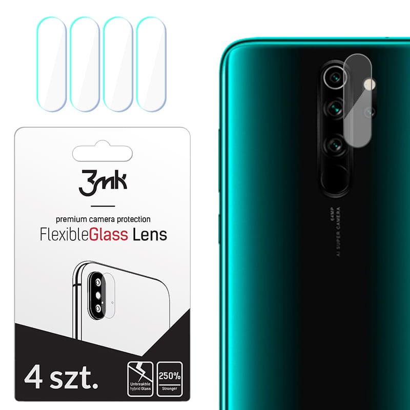 3MK FlexibleGlass kameralencse védő üveg Xiaomi Redmi Note 8 Pro 4 db