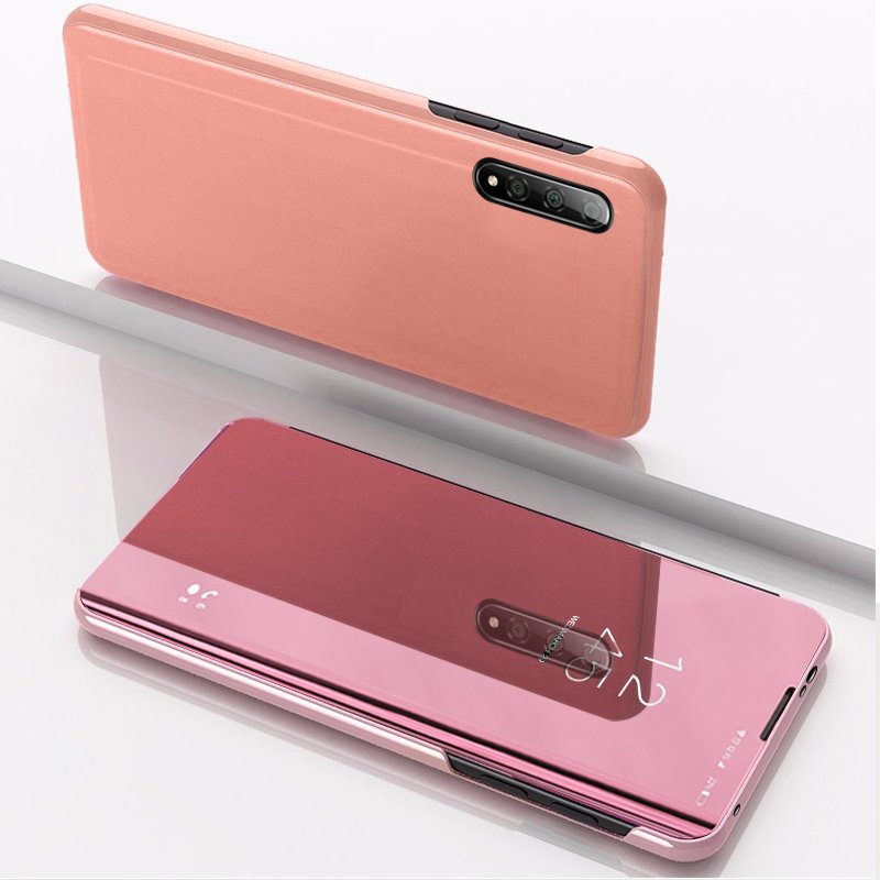 Clear View mágneses fliptok Xiaomi Mi CC9e / Xiaomi Mi A3 pink
