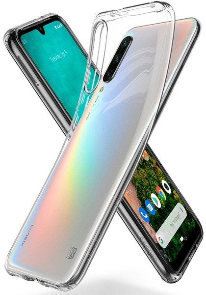 Spigen Liquid Crystal flexibilis TPU gél tok Xiaomi Mi A3/CC9E áttetsző
