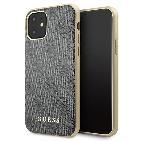 GUESS 4G Charms iPhone 11 tok szürke (GUHCN61G4GG)