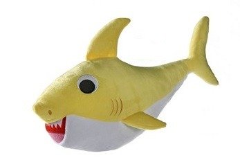 Baby Shark Yellow plüssfigura 35 Cm