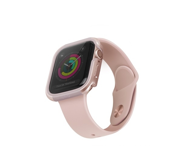 UNIQ Valencia Apple Watch 40 mm alumínium tok, rózsaszín