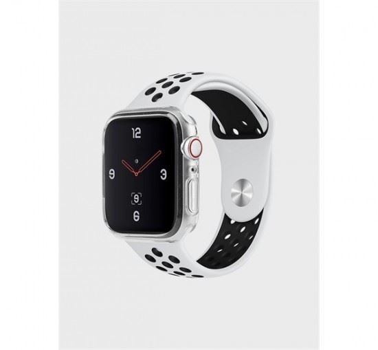 UNIQ Glass Apple Watch 40mm szilikon tok, átlátszó