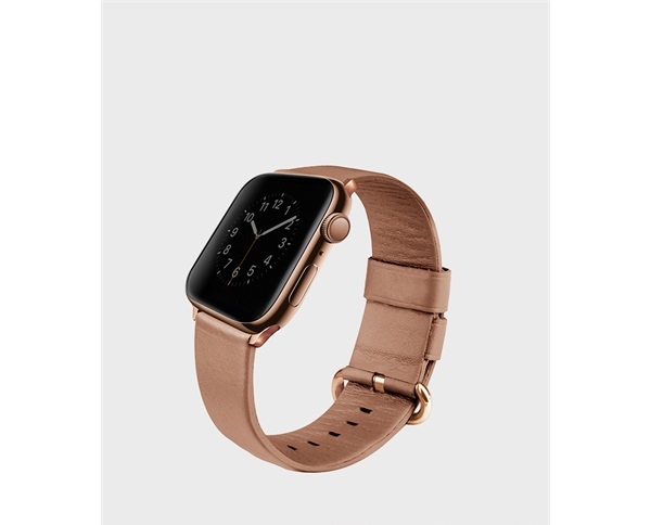 UNIQ Mondain Apple Watch 38/40/41 mm bőr szíj világos barna (44929)
