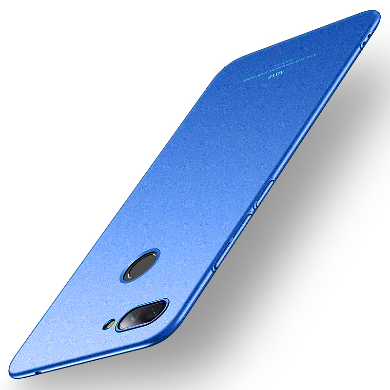 MSVII Simple ultra vékony PC tok Xiaomi Mi 8 Lite kék