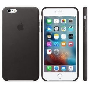 Apple gyári bőr tok Apple iPhone 7 Plus/ 8 Plus fekete színben (MMYJ2ZM/A)