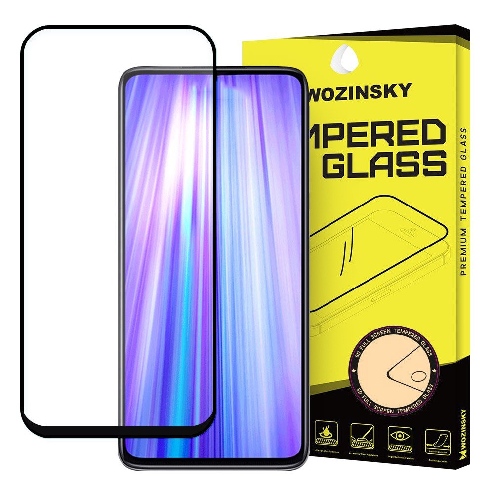 Wozinsky Super Tough kijelzővédő üvegfólia fekete kerettel Asus Zenfone 6  ZS630KL fekete