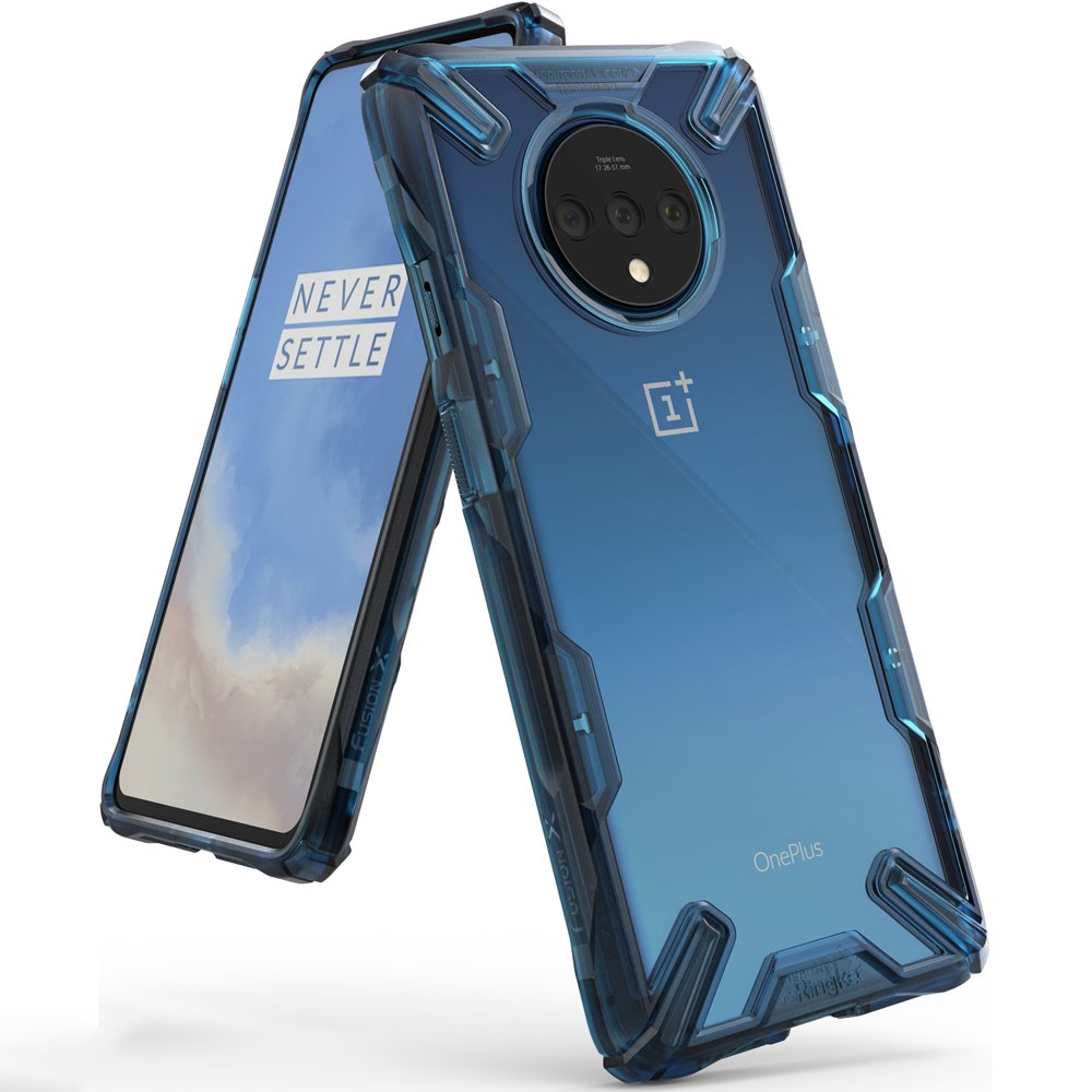 Ringke Fusion X OnePlus 7T Pro tok kék színben