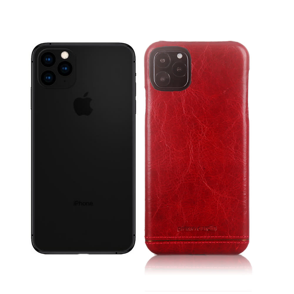 Pierre Cardin bőr tok Apple iPhone 11 Pro MAX piros