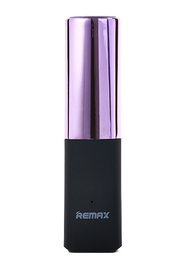 Remax Lipstick powerbank 2400 mAh lila