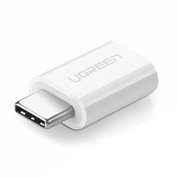 Ugreen micro USB/USB Type-C átalakító adapter fehér