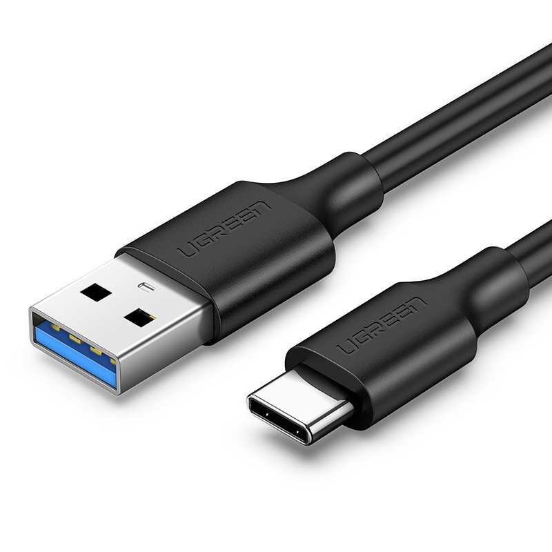 Ugreen USB 3.0 / USB Type-C kábel 3A kábel 1m fekete