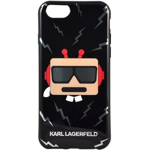 Karl Lagerfeld KLHCP6BOT Robot tok iPhone 6/6S fekete