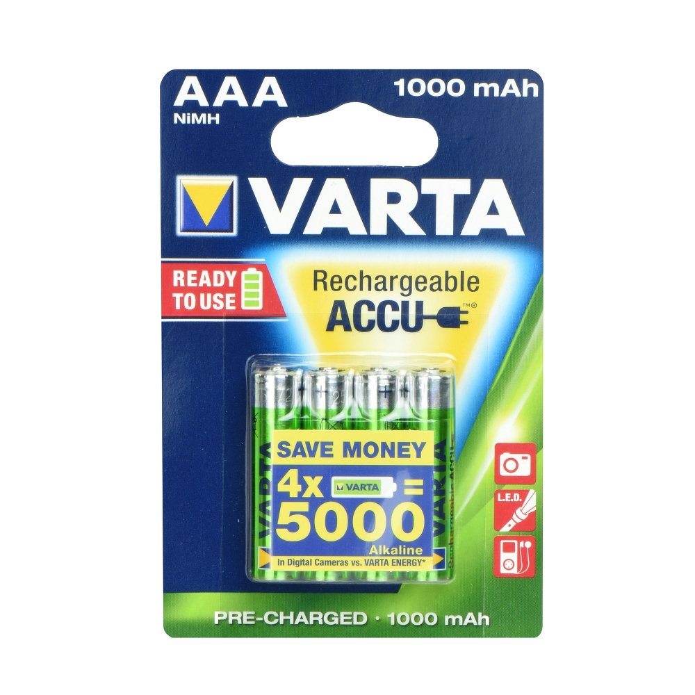 VARTA R3 akkumulátor 1000 mAh (AAA) 4 db feltöltött