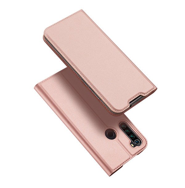 Dux Ducis Skin Pro fliptok Xiaomi Redmi Note 8T rózsaszín