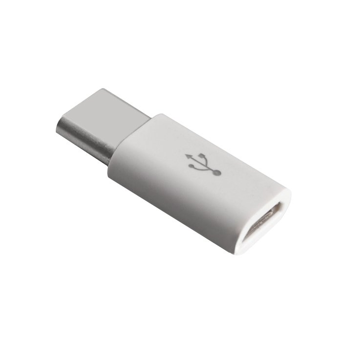 Micro USB/USB Type-C átalakító adapter fehér