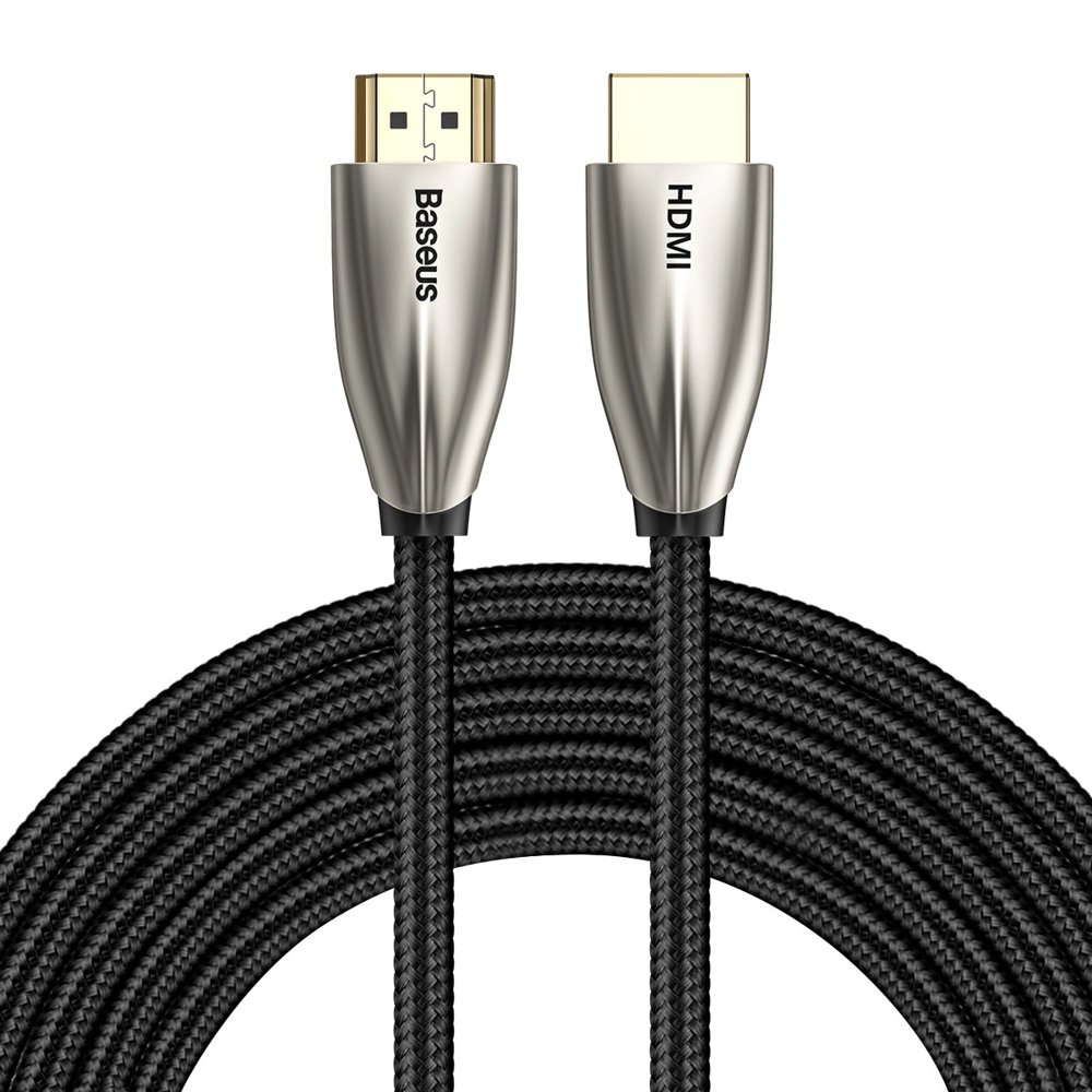 Baseus Horizontal HDMI 2.0 kábel 4K 60 Hz 3D 18 Gbps 5 m fekete (CADSP-D01)