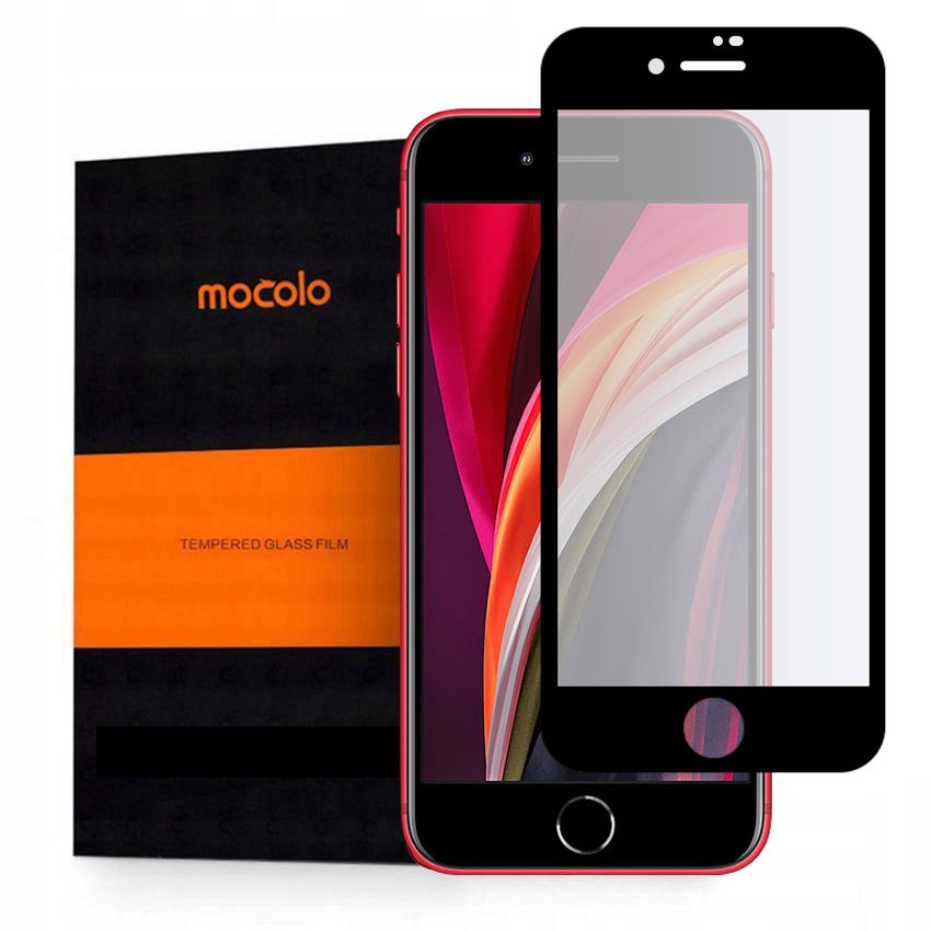 iPhone 7/8/SE 2020 / SE 2022 Mocolo TG+ kijelzővédő 9H üvegfólia fekete