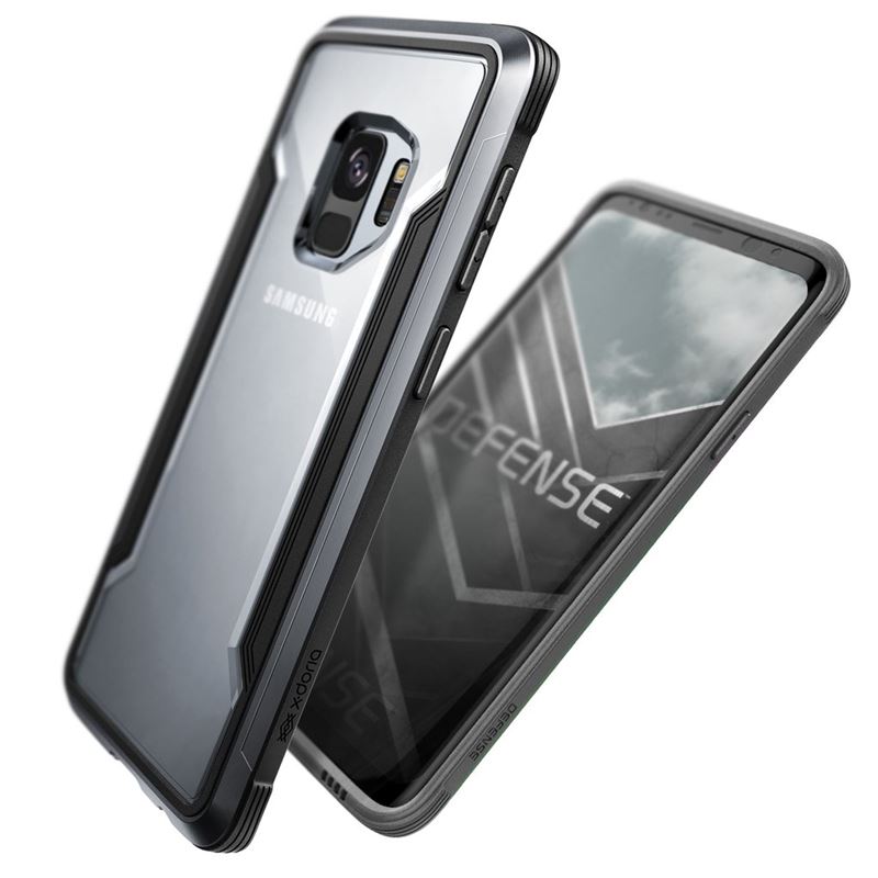 X-DORIA Defense Shield tok Samsung Galaxy S9 fekete ütésálló