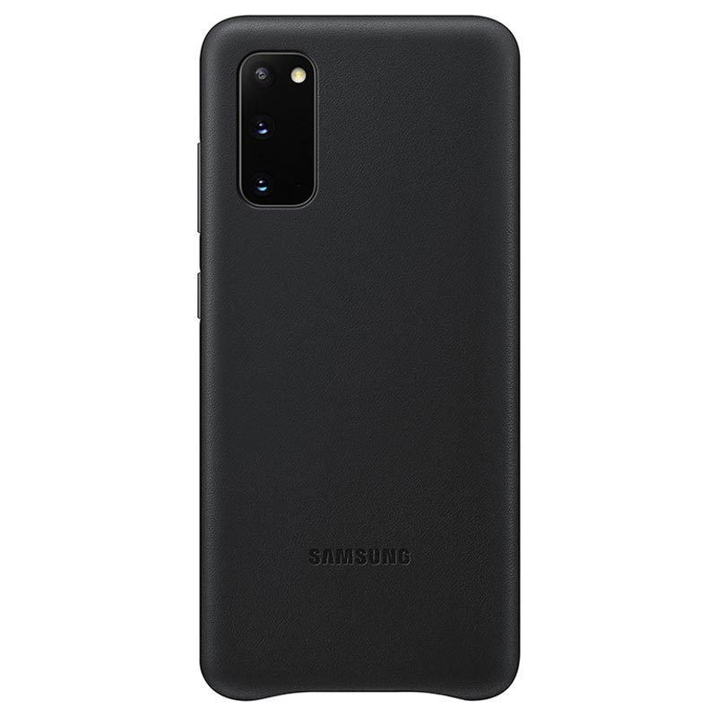 Samsung gyári bőr tok Samsung S20 fekete (EF-VG980LBEGEU)
