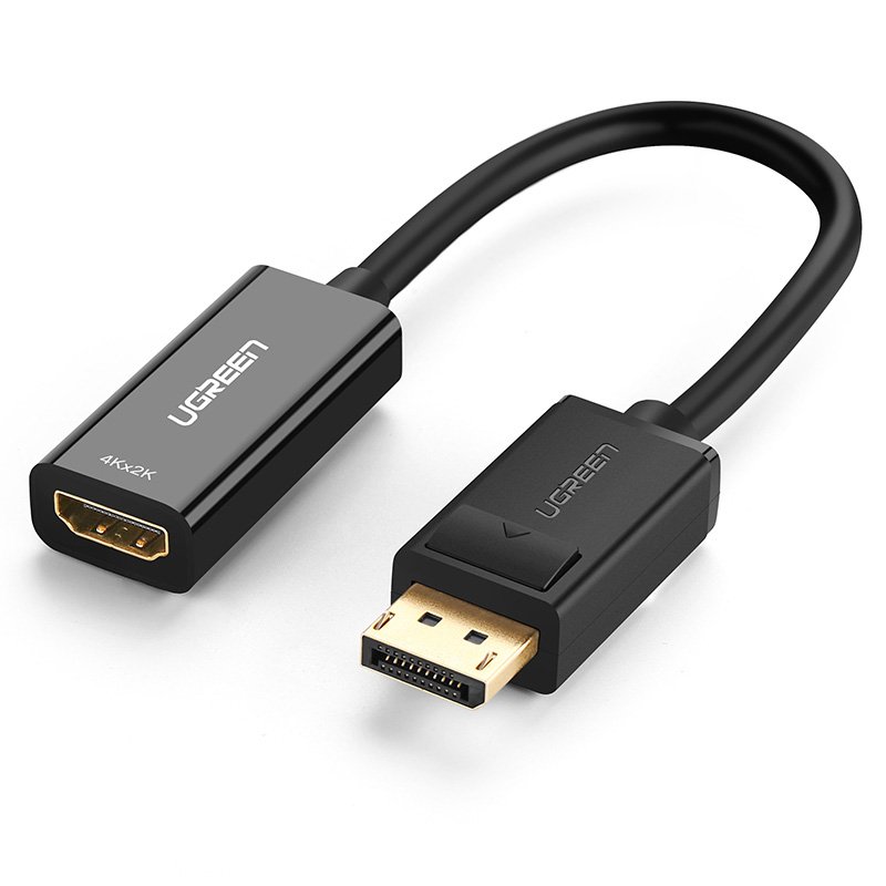 Ugreen HDMI - DisplayPort átalakító adapter 1080p 60Hz 12 bit fekete (40362)