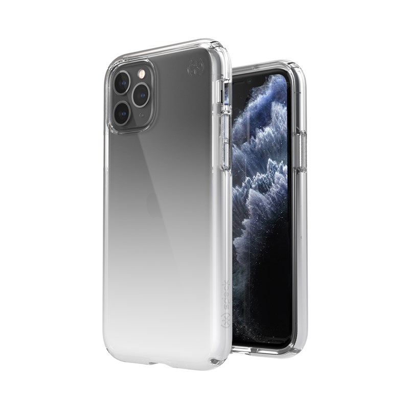 Speck Presidio Perfect-Clear tok Microban bevonattal iPhone 11 Pro áttetsző-fehér
