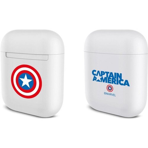 Marvel Captain America Apple AirPods 1/2 tok fehér