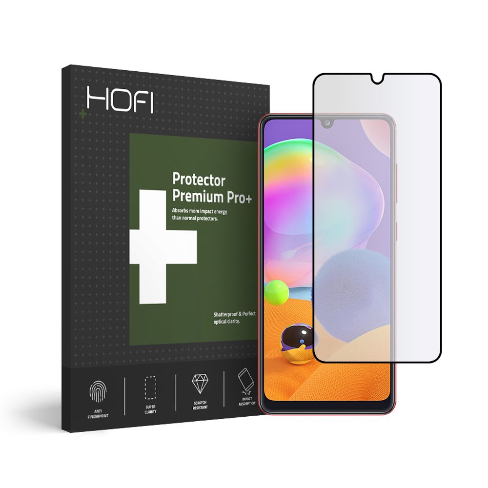 HOFI Ultraflex temperált üvegfólia Samsung A31 fekete