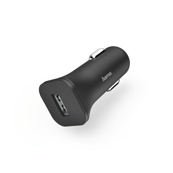 Hama univerzális autós töltő USB 12V 1.2A fekete