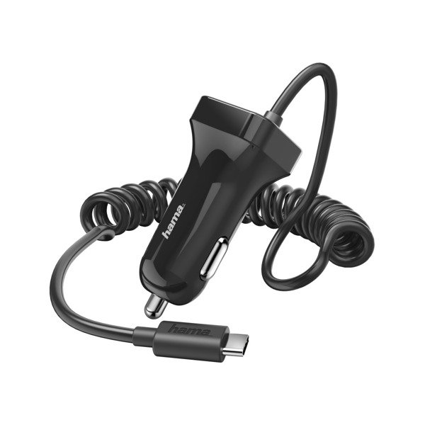 Hama Univerzális autós töltő USB Type-C 12 V 2.4 A fekete