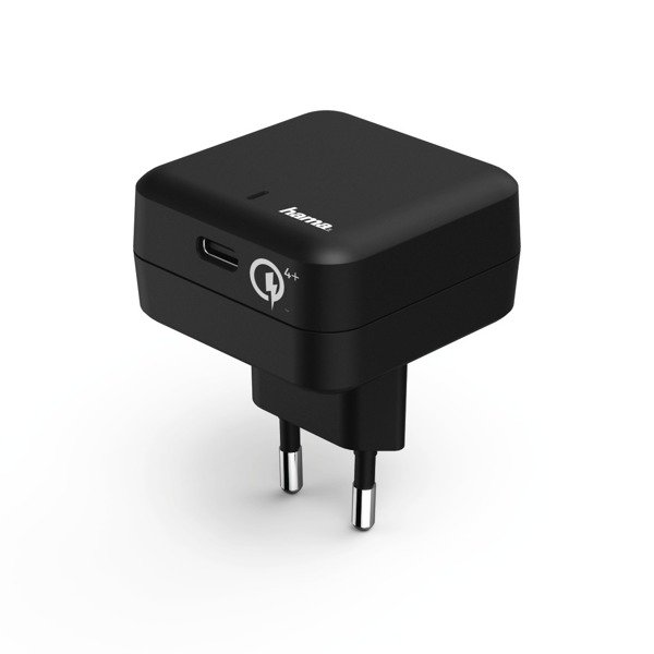 Hama Qualcomm® Quick Charge ™ 4+ hálózati töltő USB-C aljzattal PD fekete