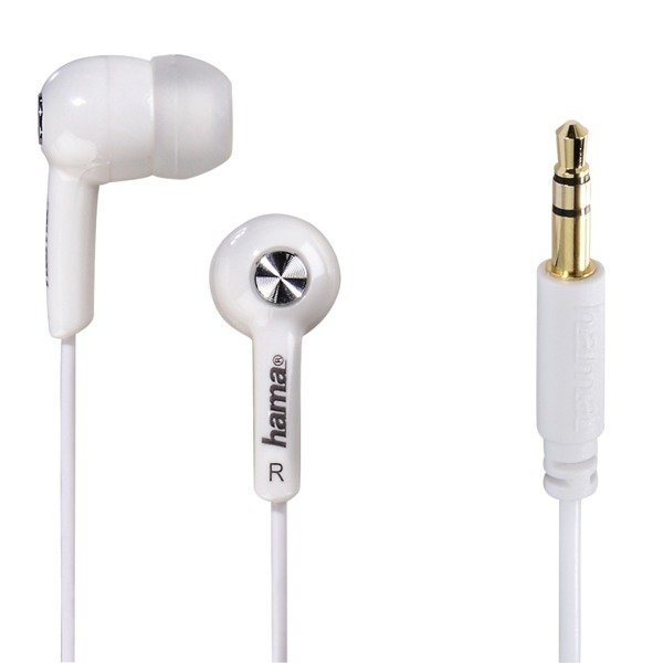 Hama Basic4music 3.5 mm jack vezetékes fülhallgató fehér
