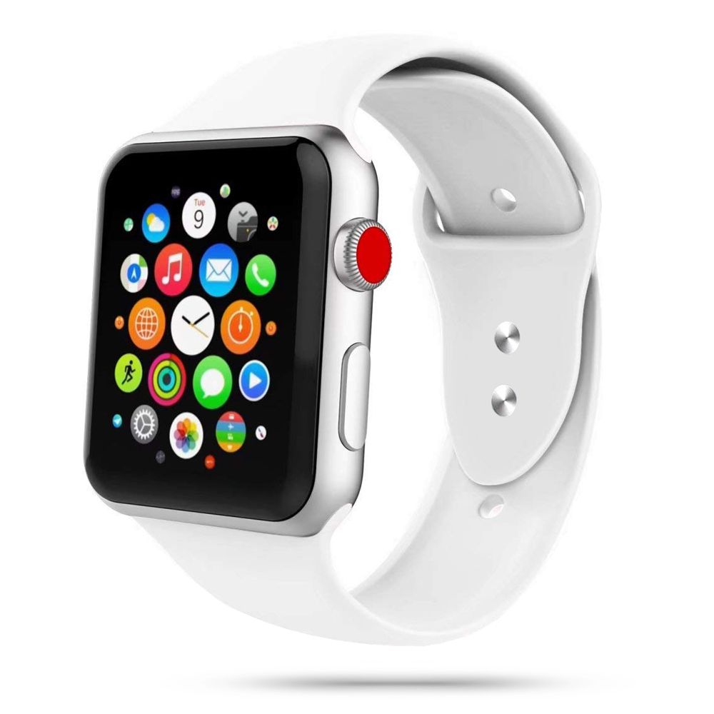 Apple Watch 4/5/6/7/8/SE/Ultra (42/44/45/49mm) Tech-Protect Iconband szíj fehér