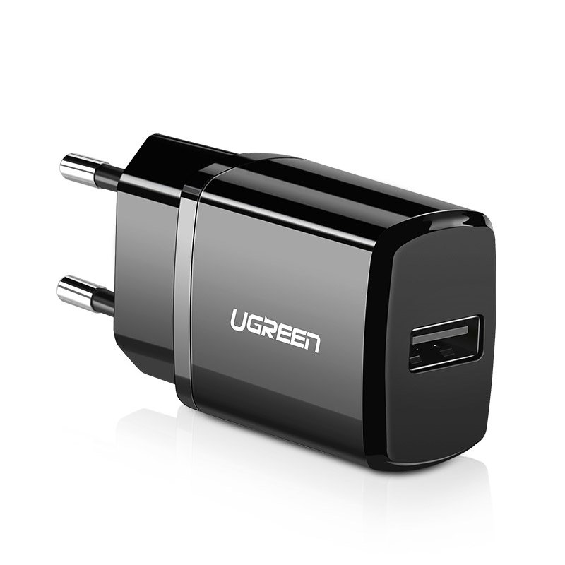 Ugreen USB 2,1A hálózati töltő fekete (50459)