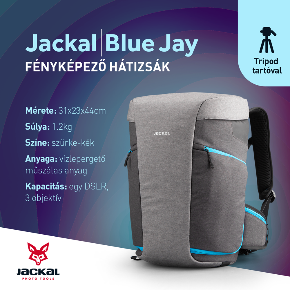 Jackal Blue Jay fotós hátizsák