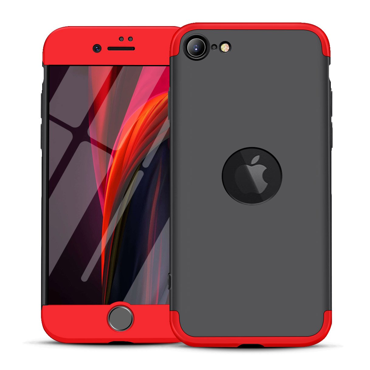 GKK 360 tok iPhone SE 2020 fekete/piros