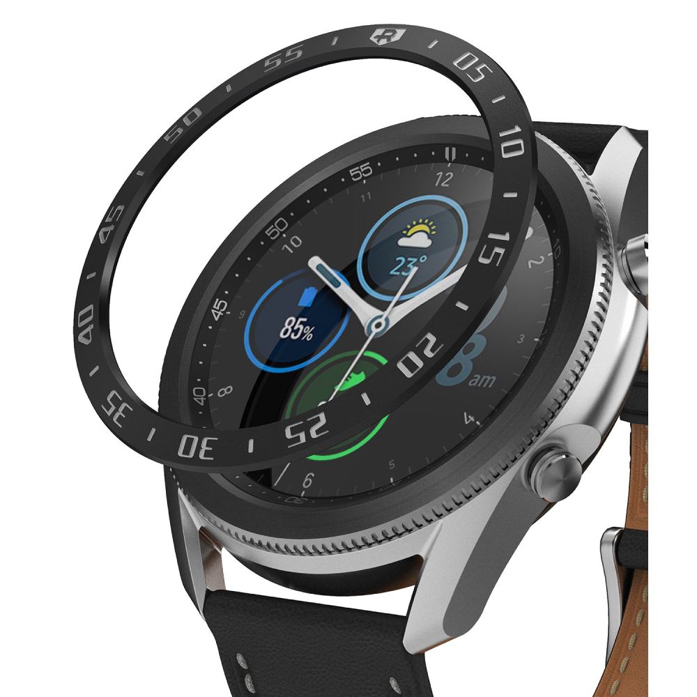 Ringke Samsung Galaxy Watch 3 (45MM) káva díszelem fekete