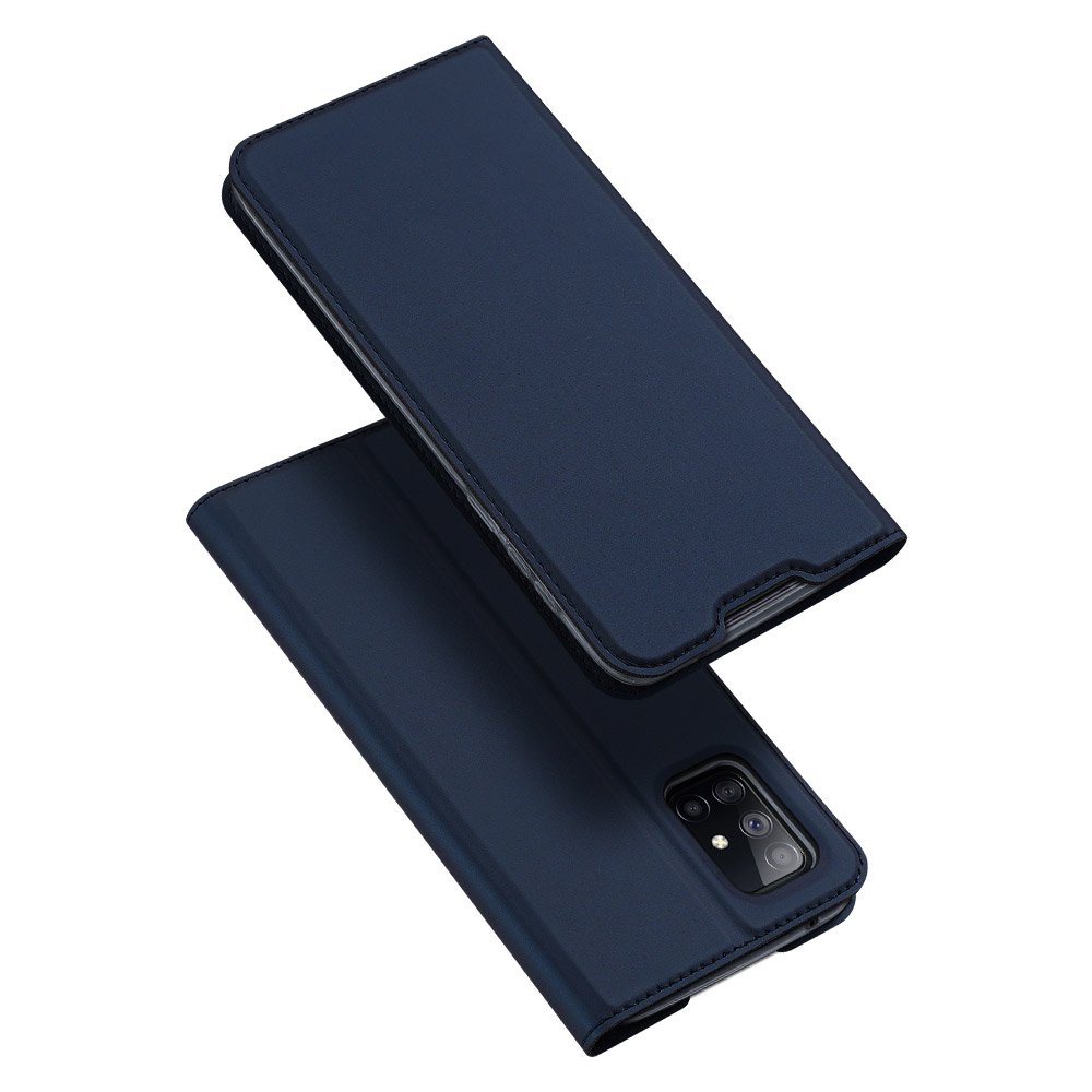 Samsung Galaxy A71 5G Dux Ducis Skin Pro fliptok kék színben