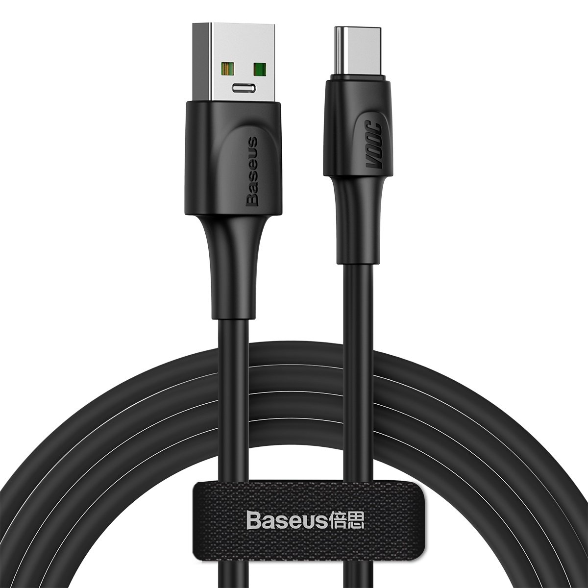 Baseus USB/USB-Type C kábel VOOC QC 3.0 5A 2m fekete (CATSW-G01)