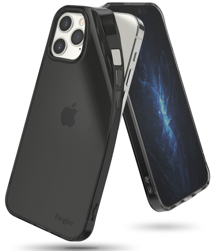 iPhone 12/ 12 Pro Ringke Air Ultravékony TPU gél tok fekete (ARAP0036)
