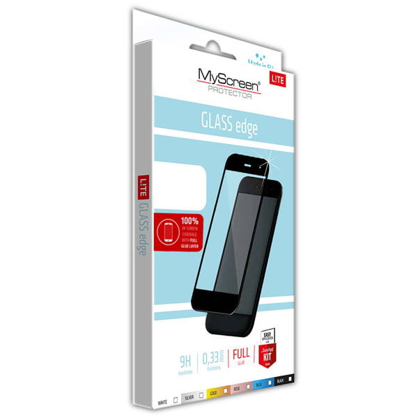 MyScreen Lite kijelzővédő üvegfólia iPhone XR fekete