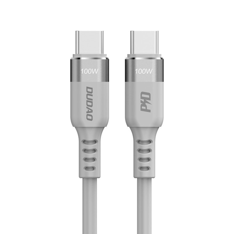 Dudao LC5MAX 100W PD USB Type-C kábel 1m szürke