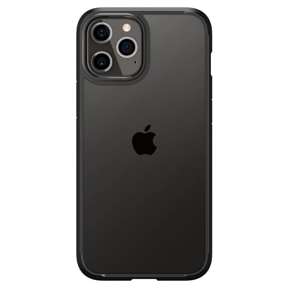iPhone 12 Pro Max Spigen Ultra Hybrid tok Matt fekete (ACS01619)