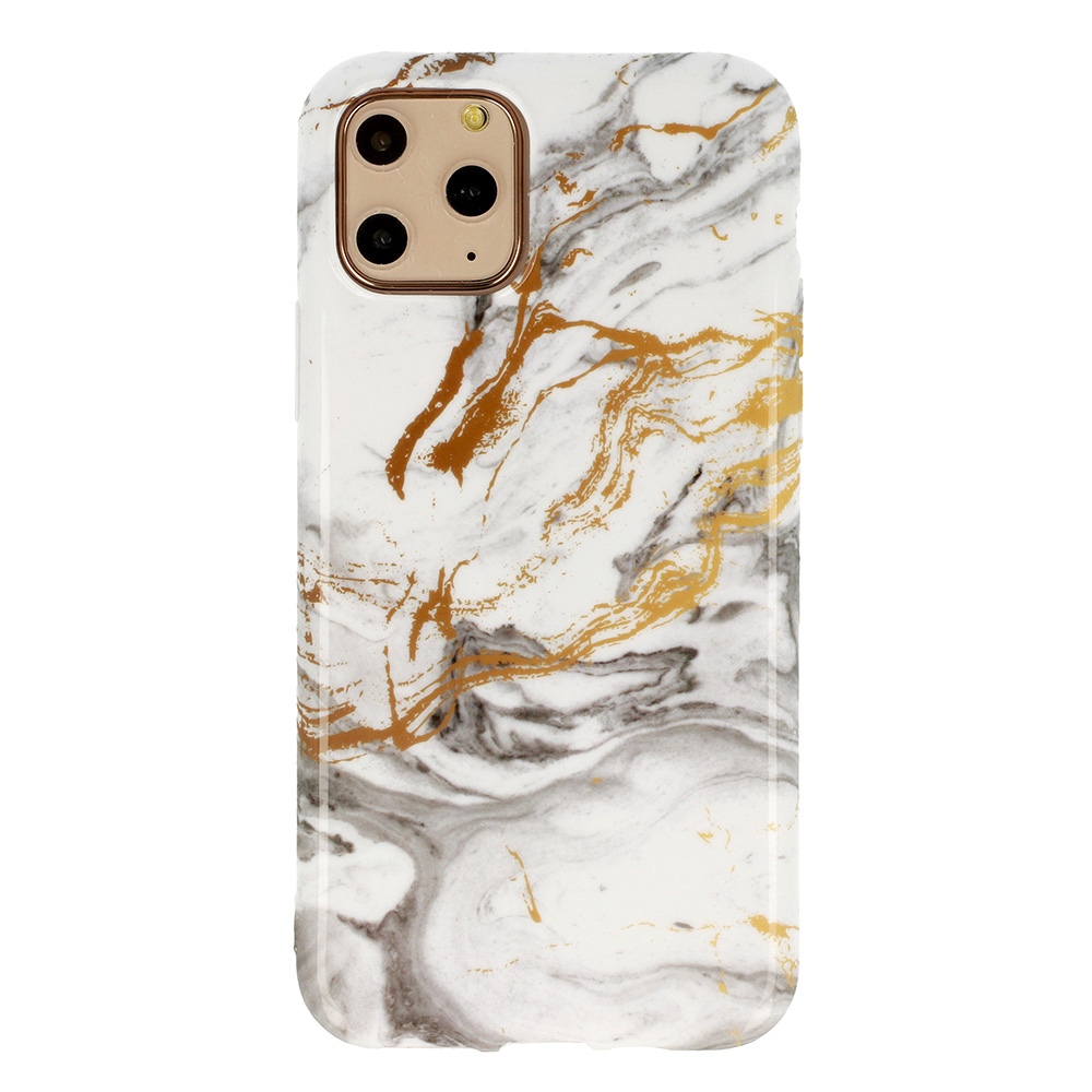 iPhone 12/12 Pro Szilikon tok márvány mintával Design 2