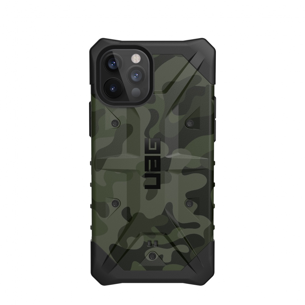 iPhone 12/ 12 Pro UAG Pathfinder fokozott védelmet biztosító tok Forest Camo színben
