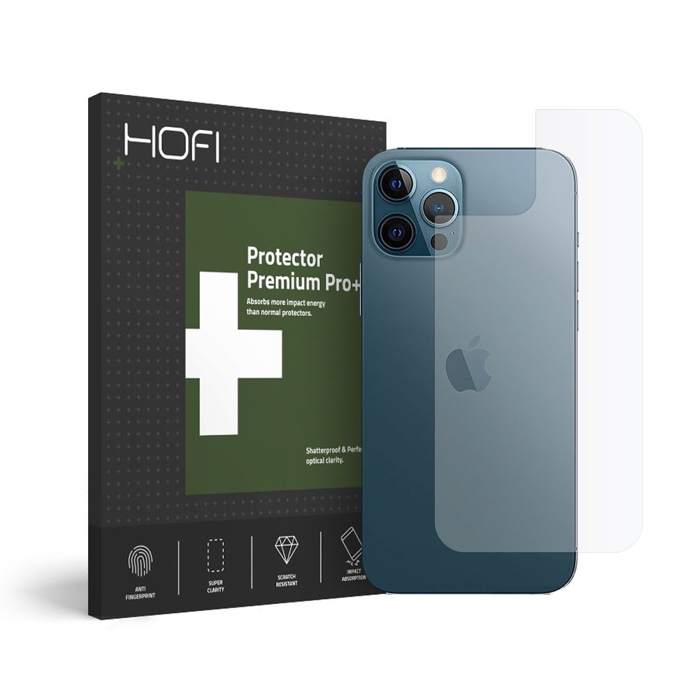 iPhone 12/ 12 Pro Hofi Pro+ Hybrid 7H hátlapi üvegfólia