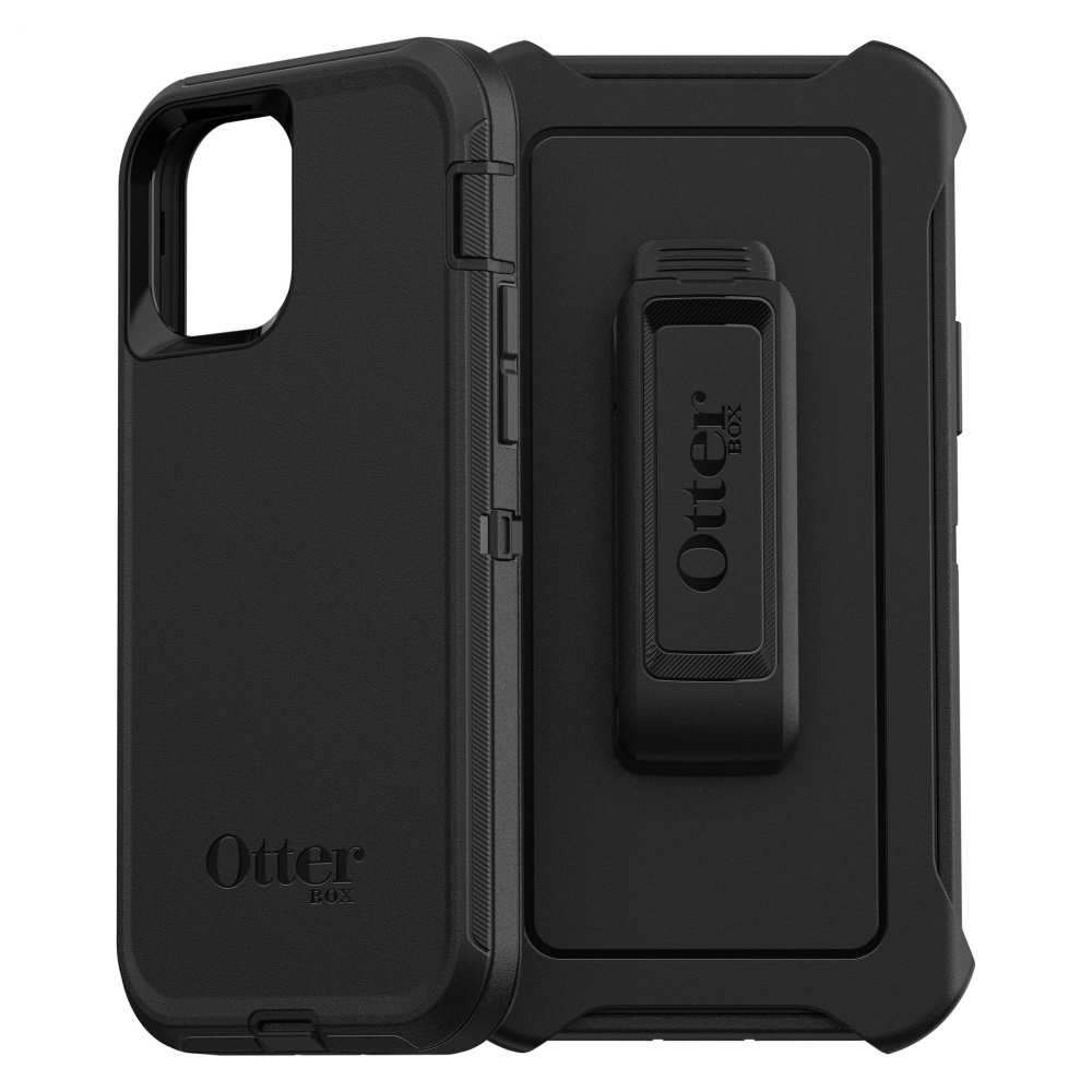 OtterBox Defender tok iPhone 12/ 12 Pro fekete