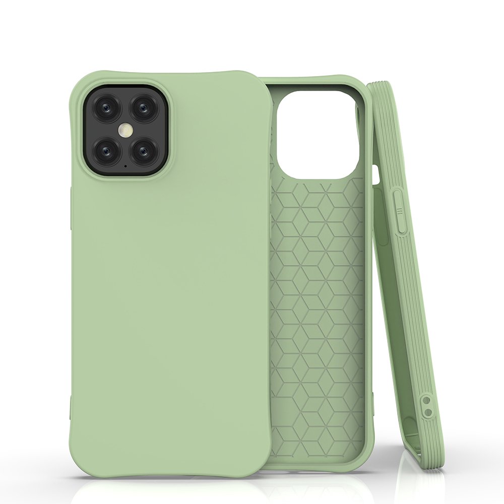iPhone 12 Pro MAX Soft Color flexibilis gél tok zöld