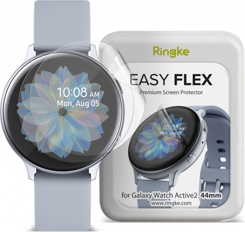 Samsung Galaxy Watch Active 2 (44mm) Ringke Easy Flex Antibakteriális kijelzővédő fólia
