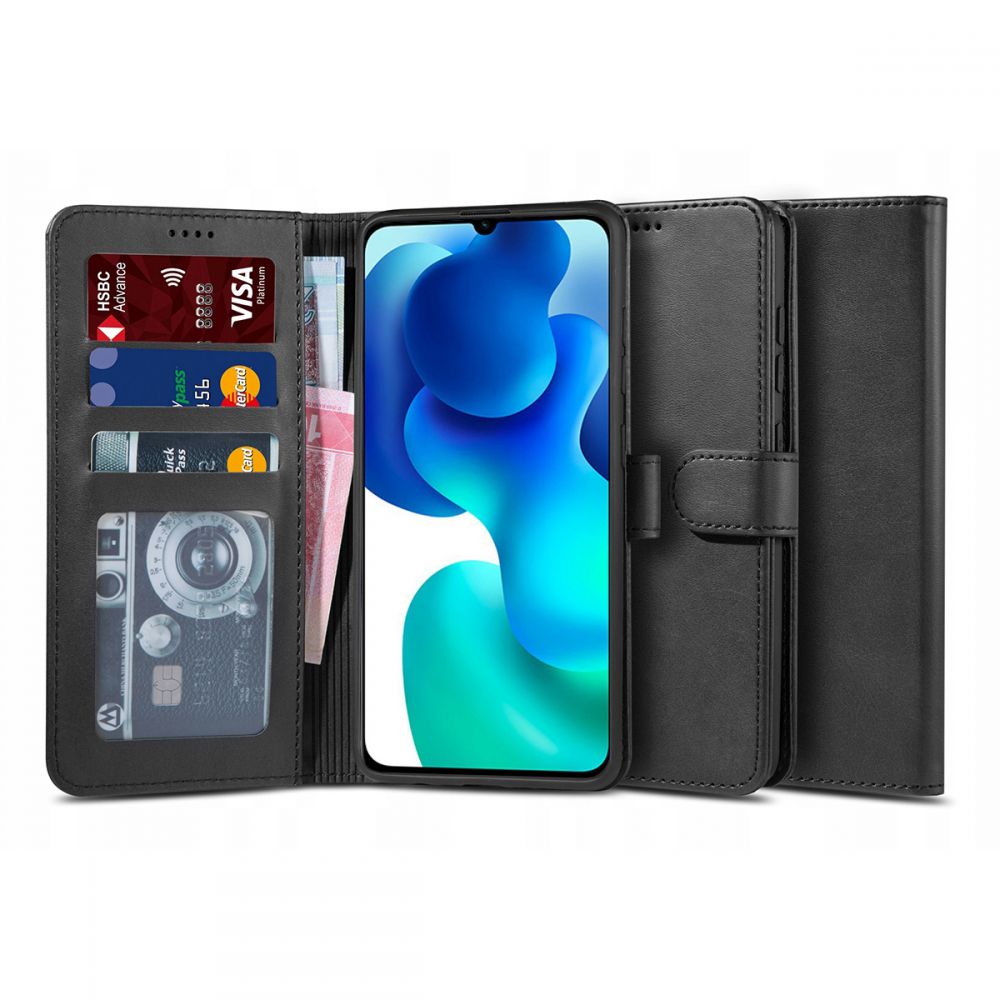 TECH-PROTECT Wallet 2 fliptok Xiaomi Mi 10T Lite fekete